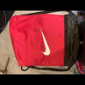 Pink Nike Drawstring Backpack